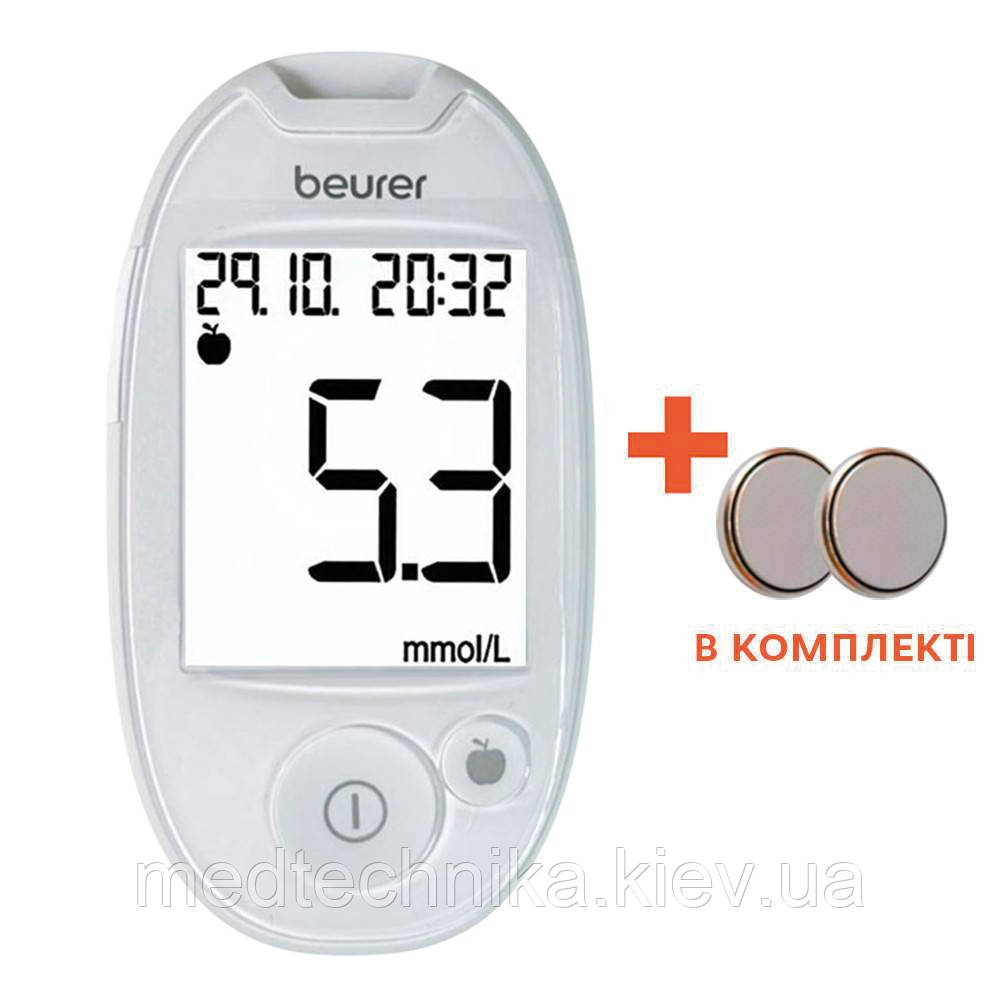 АКЦІЯ! Глюкометр Beurer GL 44 з USB, білий