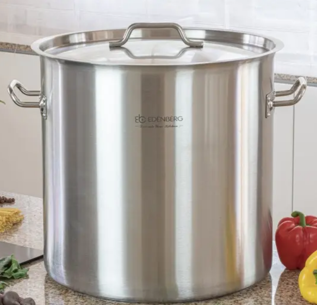 Каструля Edenberg EB-3777 (50 л, з кришкою) з нержавіючої сталі