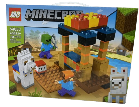 Дитячий блочний конструктор Майнкрафт Minecraft 54003 185 деталей Kt