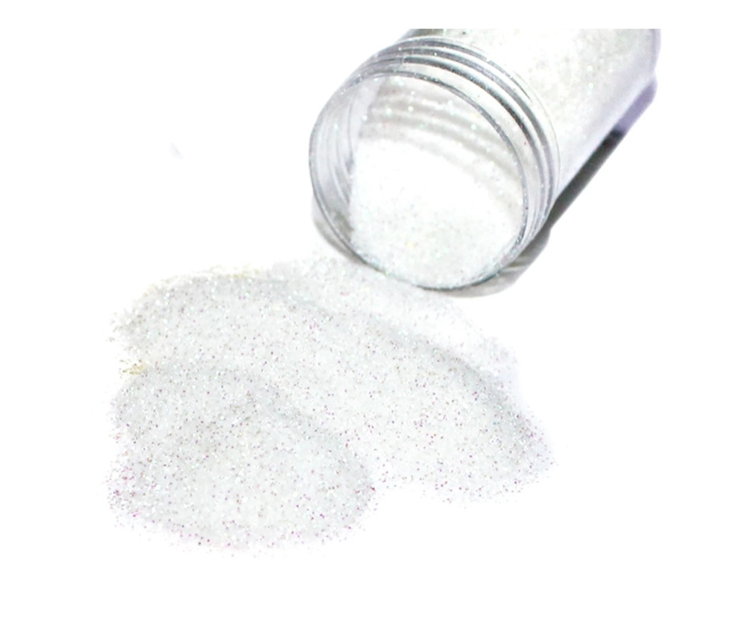 Глітер блискітки 15г Білий