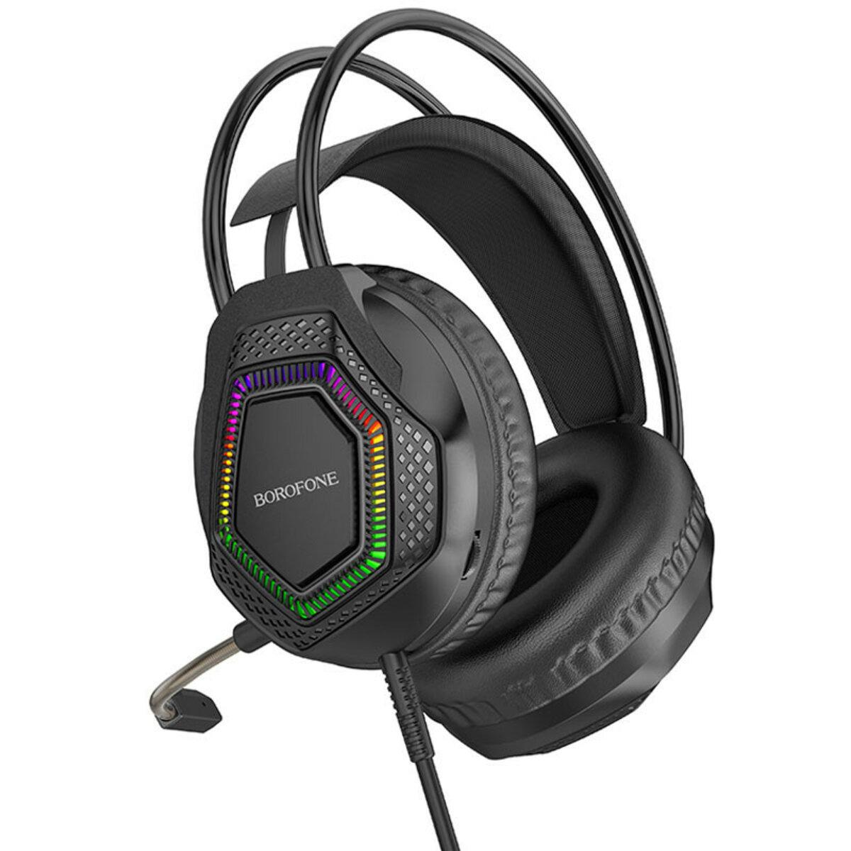 Навушники ігрові Borofone BO105 Thunder gaming headphones Black