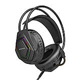 Навушники ігрові Borofone BO105 Thunder gaming headphones Black, фото 6