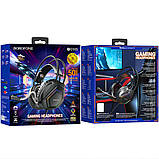 Навушники ігрові Borofone BO105 Thunder gaming headphones Black, фото 7