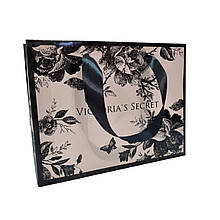 Подарочный глянцевый пакет с цветочками Victorias Secret Flowers (20x15x9 cm)