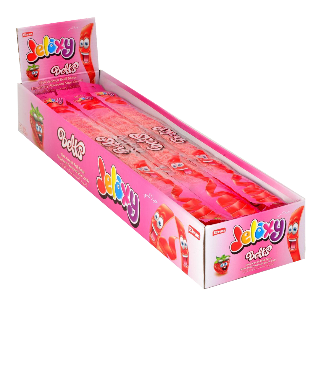 Мармелад жувальний STRAWBERRY 15г*60шт ТМ Elvan