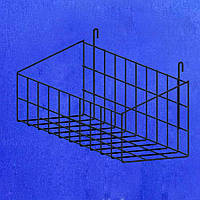 Кошик навісний на сітку 50х32 см, Великий, чорний