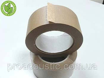 Клейка стрічка для звукоізоляційних панелей Wolf Tape 50 мм х 50 м,