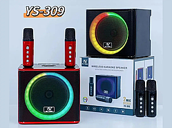 Портативна акустична колонка YS-309 USB FM-приймач Мінідинамік Bluetooth LED 3600mAh