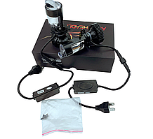 Автомобільні лампи H4 LED з міні лінзою BI-LED (2 шт)