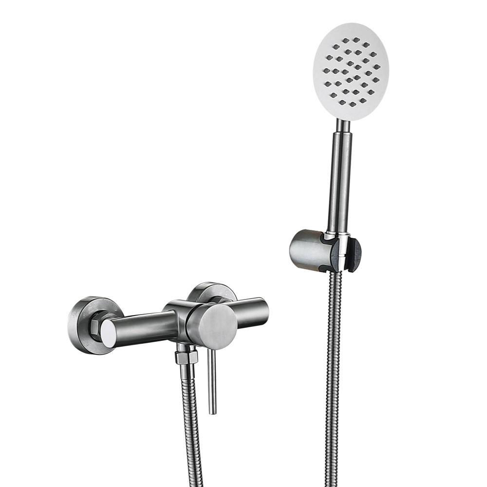 Змішувач для душу WEZER EKO5-01, нержавіюча сталь, фото 1