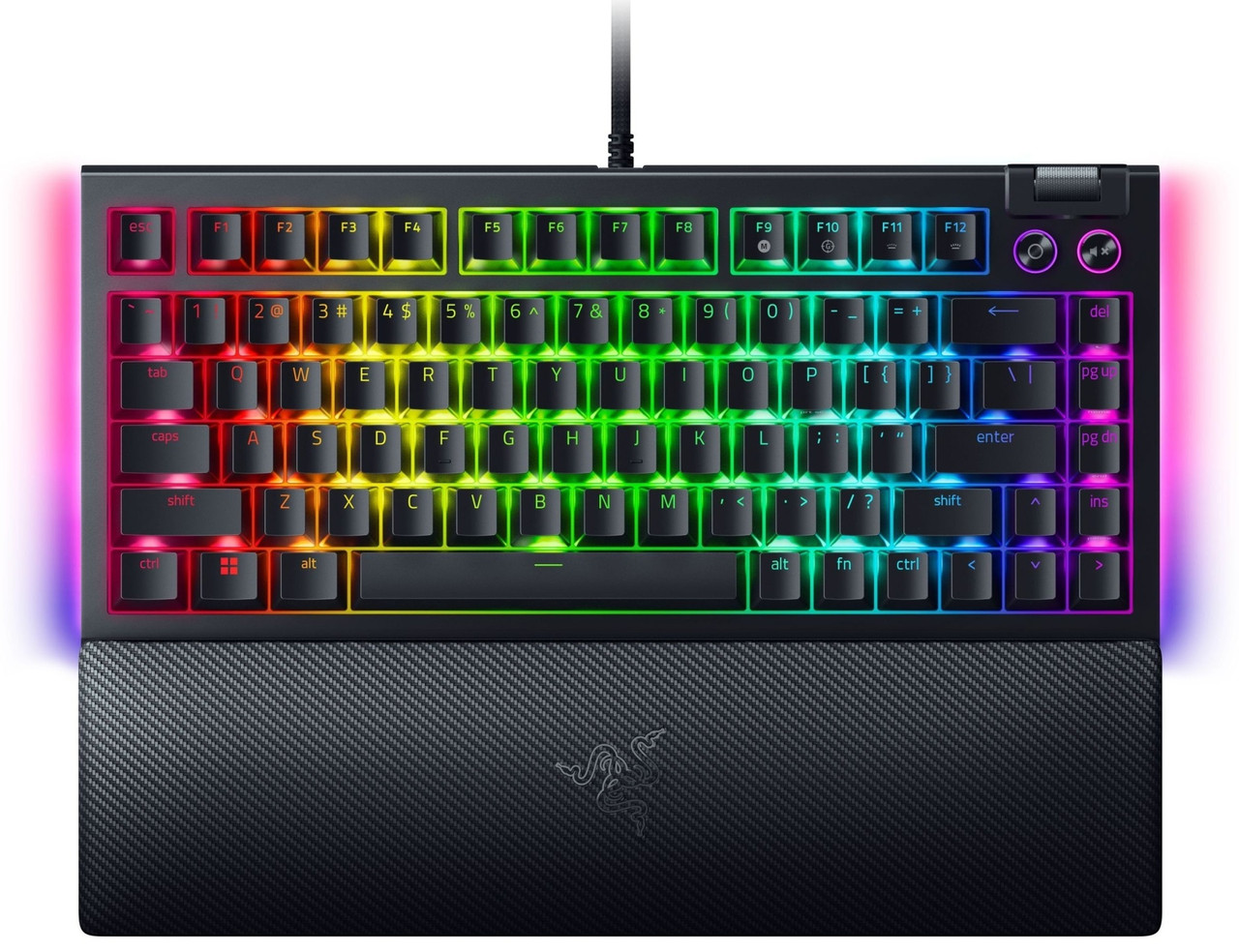 Клавіатура Razer BlackWidow V4 75% Black (RZ03-05000100-R3M1), фото 1