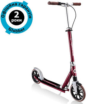 Самокат Globber NL 205 Deluxe Vintage Dark Red (Темно-червоний)