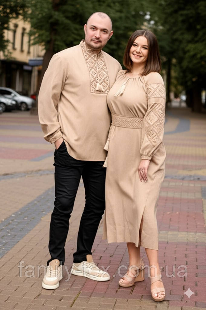 Жіноча довга вельветова сукня-вишиванка "Соломія", розміри: S, M, L, XL, 2XL, 3XL.