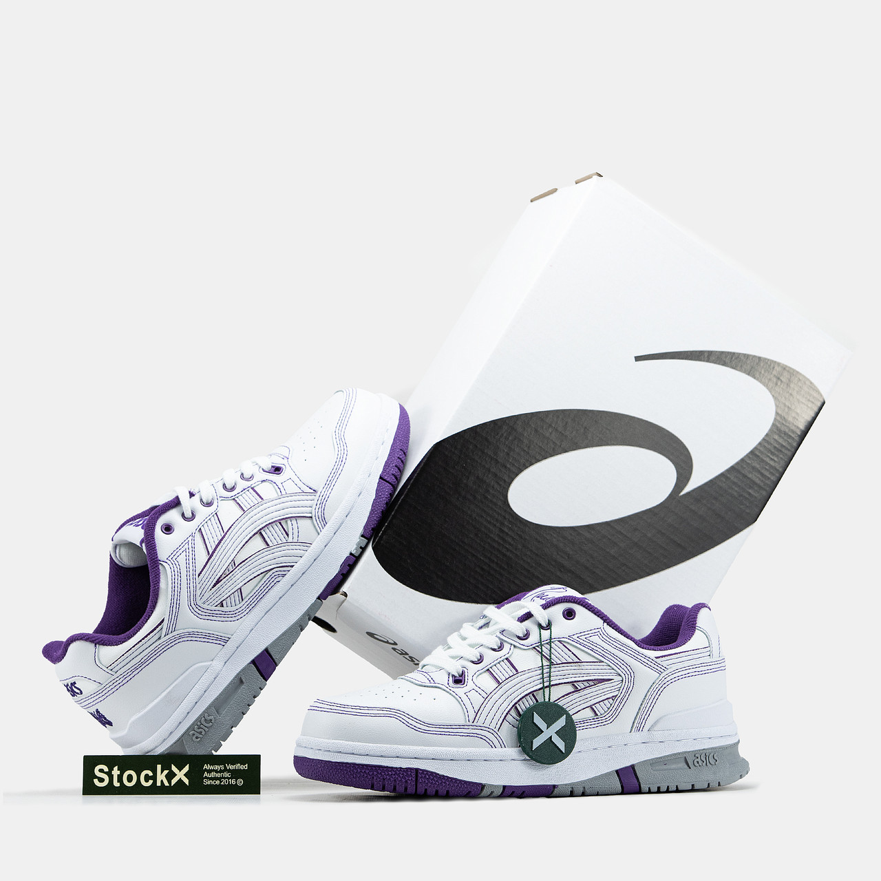 Кросівки чоловічі білі Asics EX89 White Purple (17710)