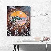 Картини за номерами 40*50 "Свобода та ловець снів" No852, Strateg