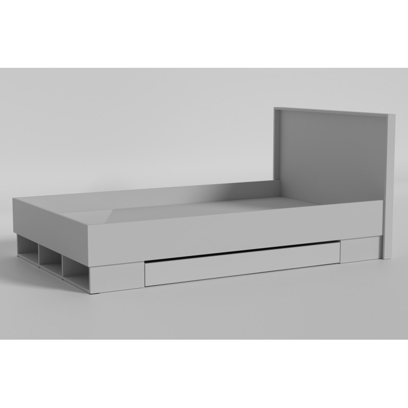 Ліжко Junior №2 ДСП спальне місце 1200х200 мм (Luxe Studio TM)