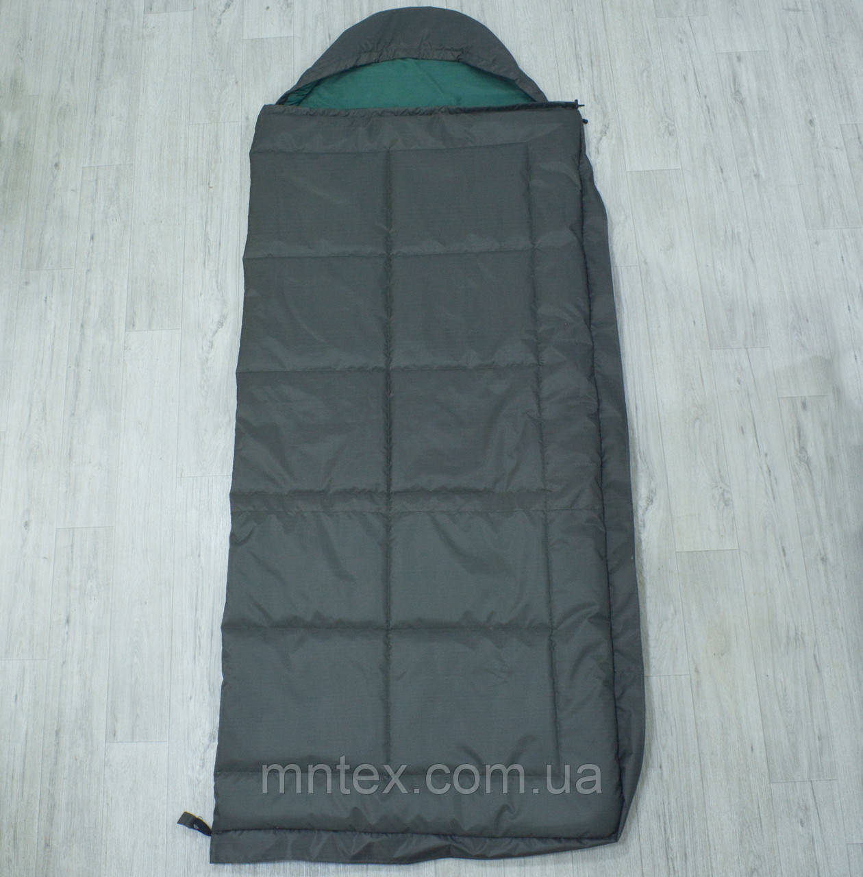 Спальний мішок з капюшоном літній Хакі