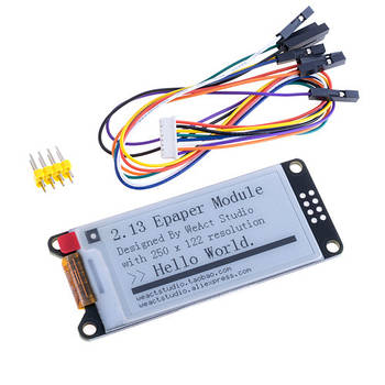 E-ink дисплей 2кольори WeAct Epaper 2.13" 250x122 SPI чорний білий