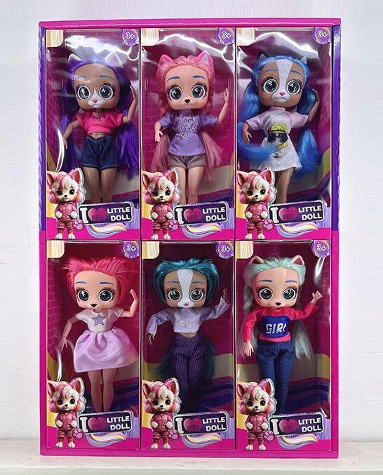 Набір ляльок 697 A (18/2) ЦІНА ЗА 6 ШТУК В БЛОЦІ