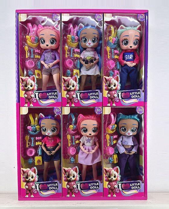 Набір ляльок 697 A1 (18/2) ЦІНА ЗА 6 ШТУК В БЛОЦІ