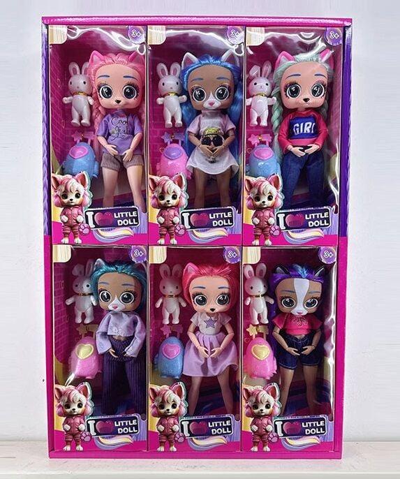 Набір ляльок 697 A2 (18/2) ЦІНА ЗА 6 ШТУК В БЛОЦІ