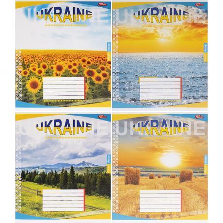 Зошит кольоровий 18 аркушів, клітинка "3716" MZOPT