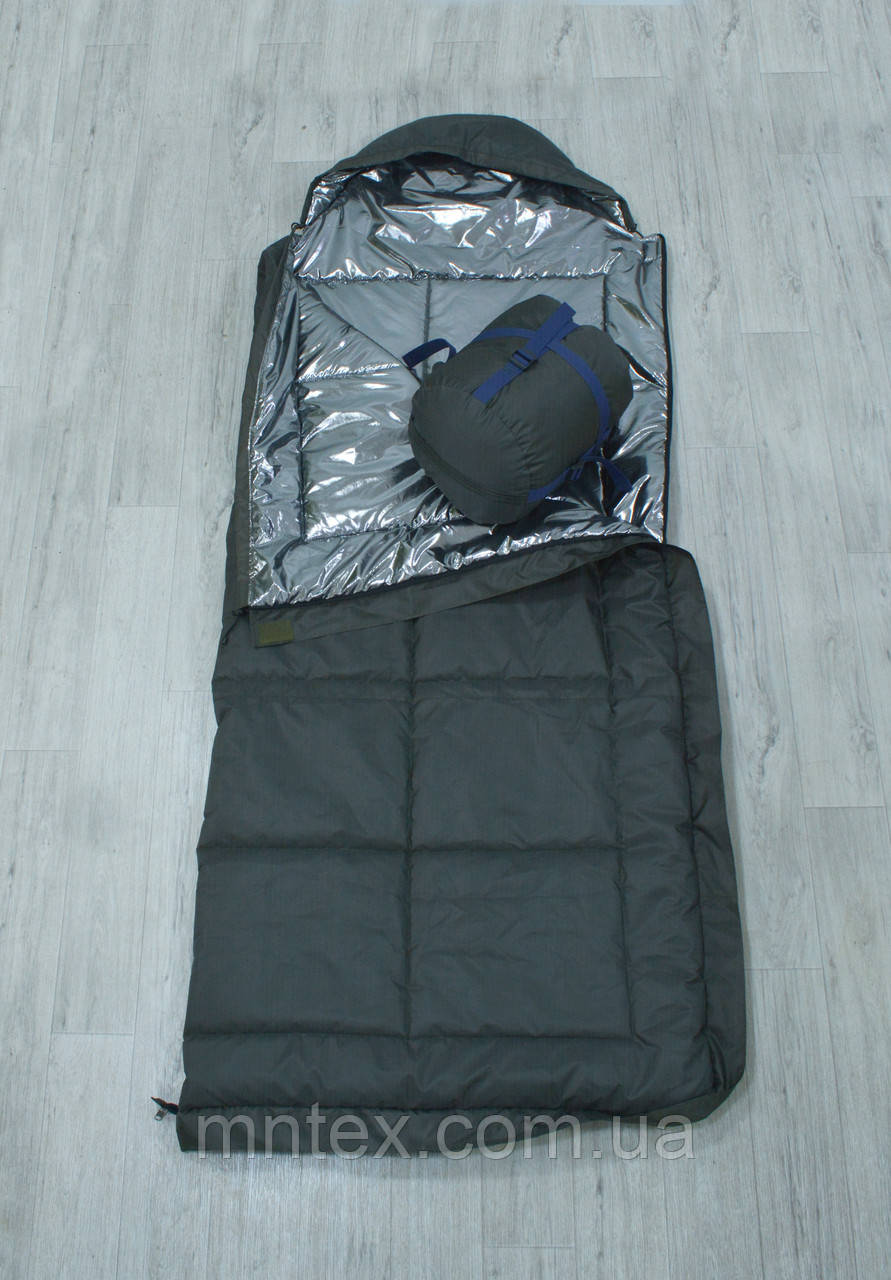 Спальний мішок з капюшоном літній Термо Хакі