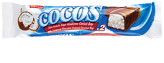 Батончик з кокосовою начинкою COCOS 48г*24шт ТМ Elvan