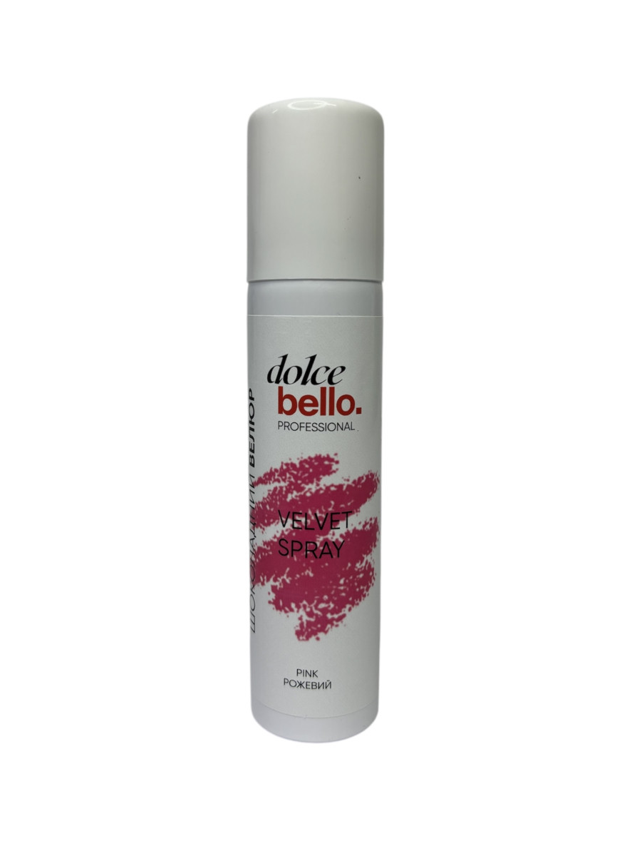 Велюр шоколадний Velvet Spray Dolce Bello РОЗОВИЙ 100 мл, фото 1