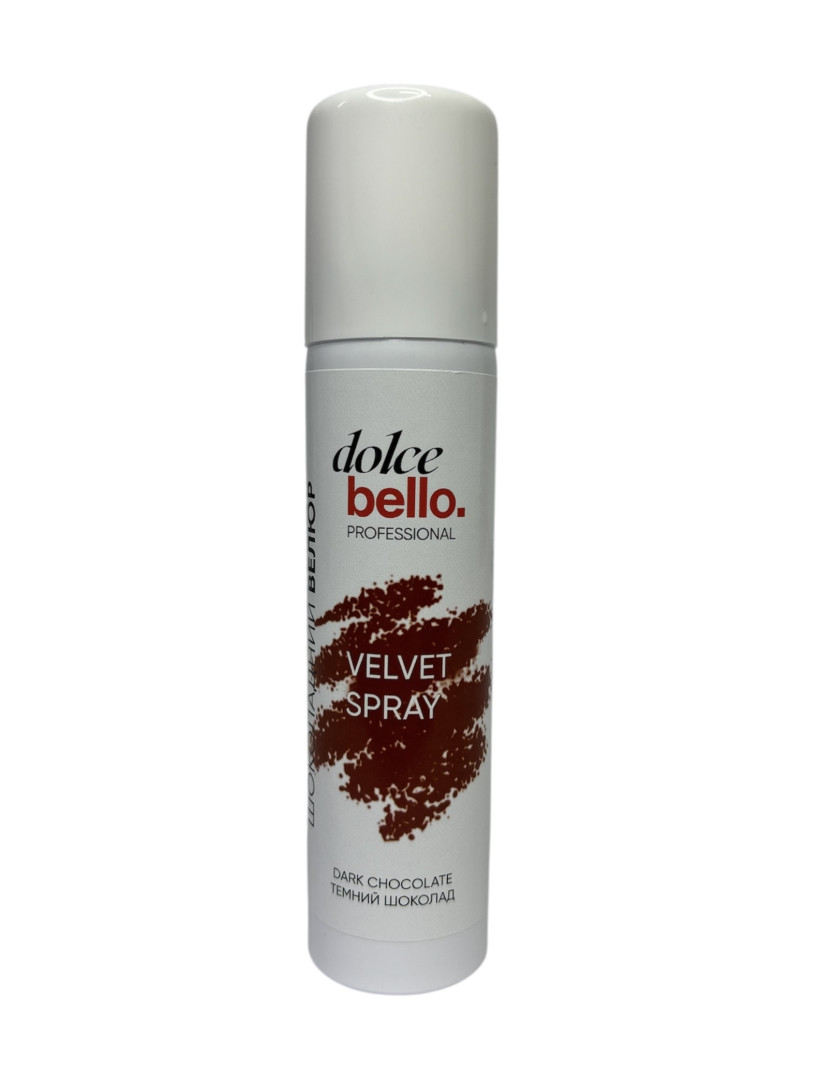 Велюр шоколадний Velvet Spray Dolce Bello ТЕМНИЙ ШОКОЛАД 100 мл, фото 1
