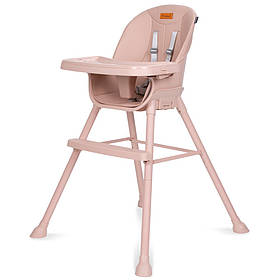 Стільчик для годування Kidwell Eatan pink 4в1 (зростаючий стілець) Рожевий