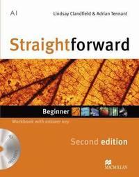 Straightforward Second Edition Beginner Workbook with key and Audio-CD, фото 1