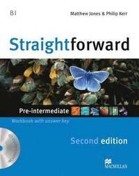Straightforward Second Edition Pre-Intermediate Workbook with key and Audio-CD, фото 1