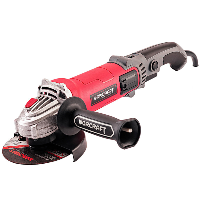 Шліфмашина кутова Worcraft AG14-125S, 1,4кВт