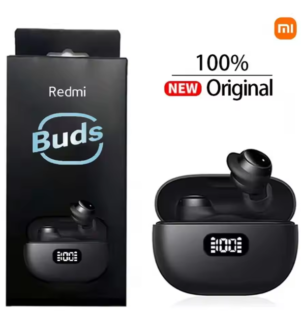 Бездротові навушники з дисплеєм Redmi Buds 3 Youth 3 Lite оригінал чорні