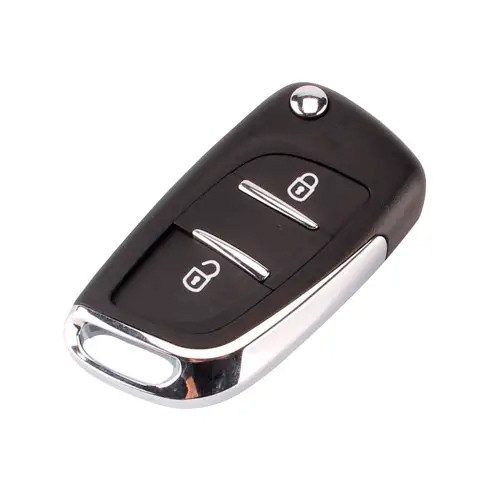 Викидний ключ, корпус під чіп, 2кн DKT0269, Citroen, ніша CE0536, HU83