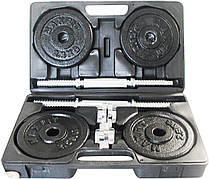 Гантелі збірні Toorx 20 кг з кейсом (VAL-20DGN)