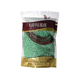 Плівковий віск у гранулах Hard Wax Beans, Зелений, 1 кг