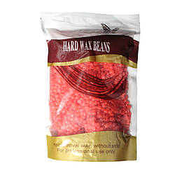 Плівковий віск у гранулах Hard Wax Beans, Рожевий, 1 кг