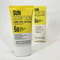 Сонцезахисний крем із освітлювальним ефектом Instytutum Sunscription Dark Spot Defence SPF 50, 50 мл DQ-24