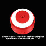 Шейкер спортивний електричний VOLTRX VortexBoost 600 мл. Tritan Red, фото 6