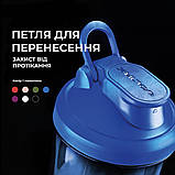 Шейкер спортивний електричний VOLTRX VortexBoost 600 мл. Tritan Blue, фото 4