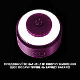 Шейкер спортивний електричний VOLTRX VortexBoost 600 мл. Tritan Purple, фото 6