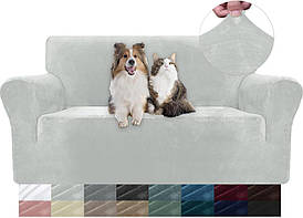 YSTELLAA оксамитовий чохол для двомісного дивана, універсальний еластичний 139-175 см