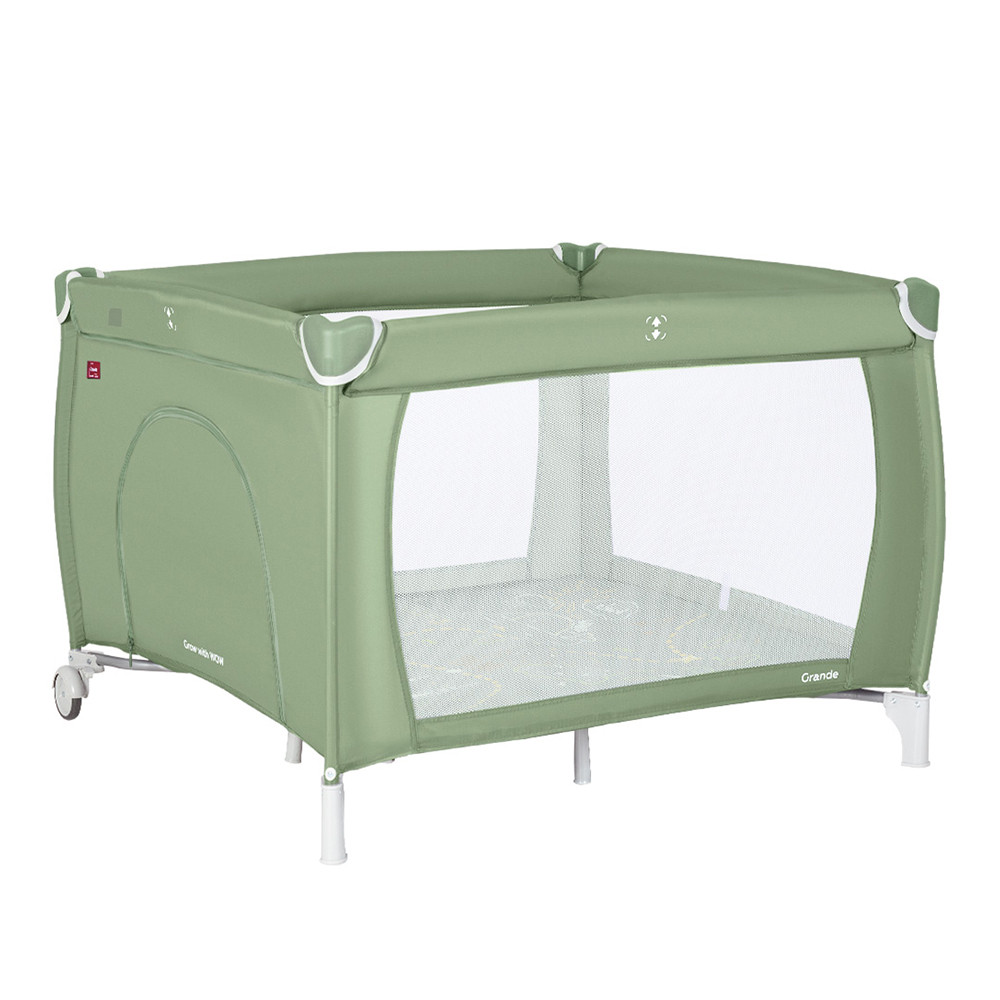 Манеж Grande, «Carrello» (CRL-18104), колір Mint Green (м'ятно-зелений)