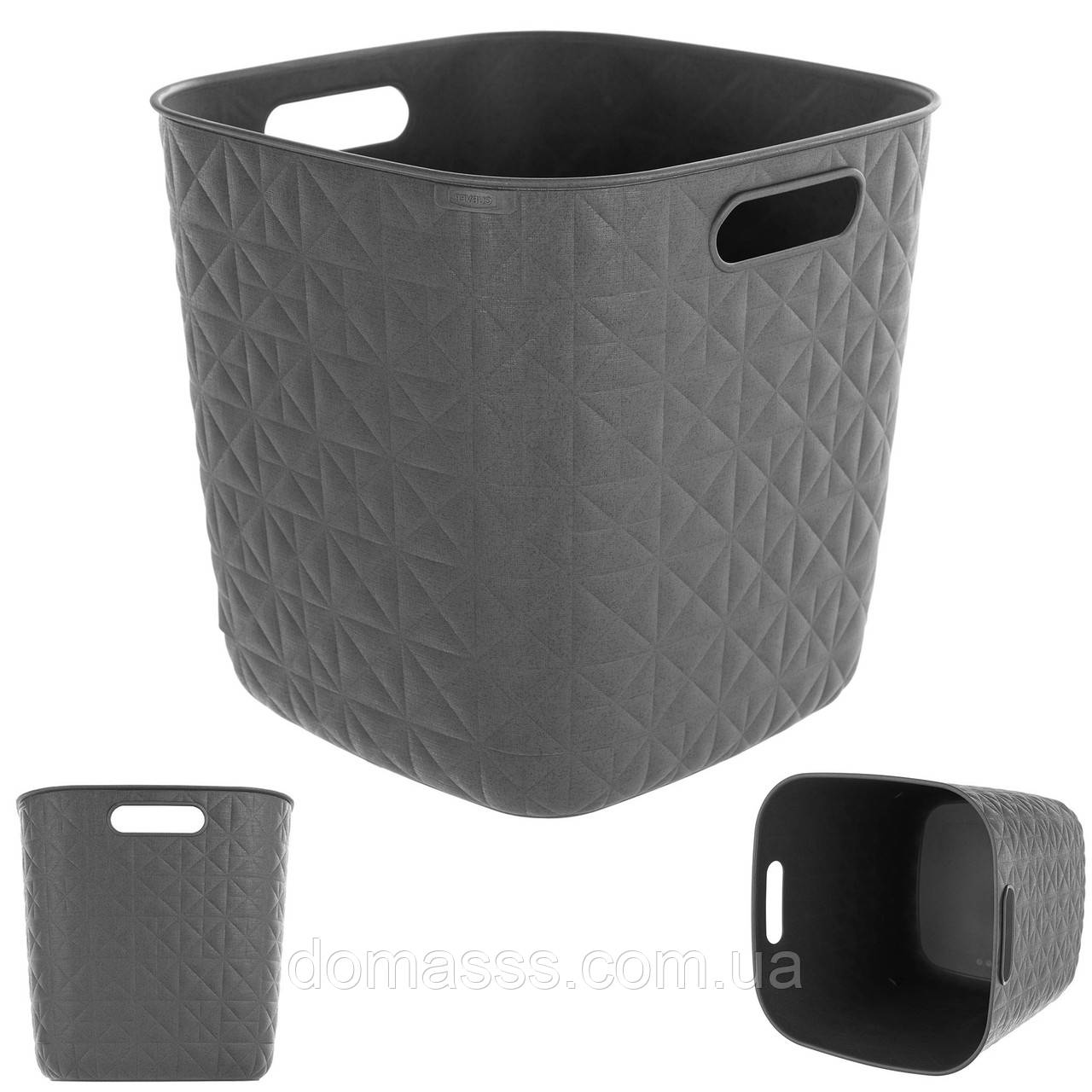 Кошик, органайзер, для зберігання Curver Softex квадратна 15L кремовий (00573)
