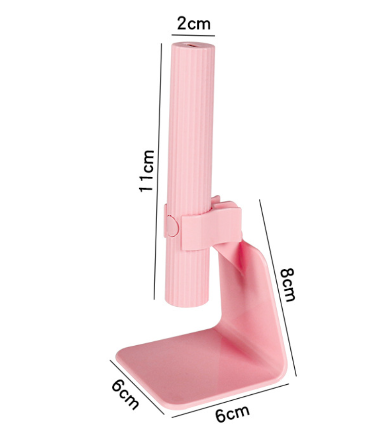 Лампа ліхтарик UV/LED на акуммуляторі для сушіння нігтів, (верхніх форм, гелевих тіпс) на підставці 18Вт.