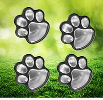 Світильник садовий Лапки 4 шт (комплект), світильник декоративний сліди, садовий ліхтарі, ліхтарі на сонячній