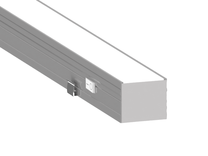Світильник світлодіодний лінійний N4-1-1000 220V 28,8W 1800lm 6000k вимикач LEDUA, фото 1