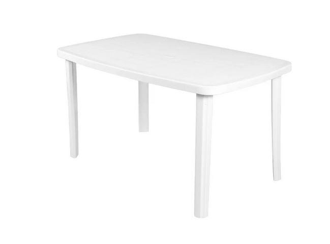 Стіл садовий обідній Cayman пластик білий (Time EcoTM)